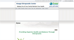 Desktop Screenshot of knappchiropractic.com
